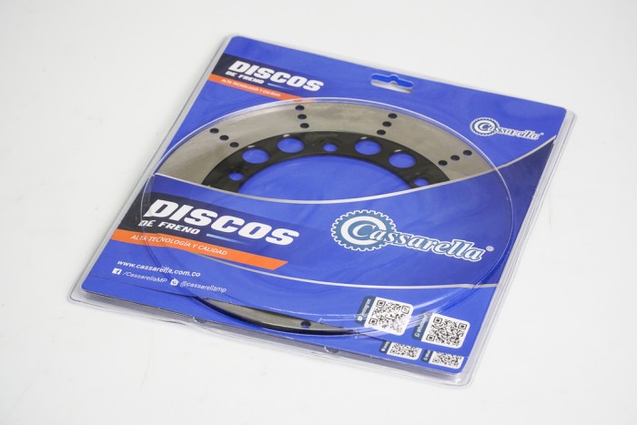 DISCO FRENO DELANTERO + CASSARELLA KMX125