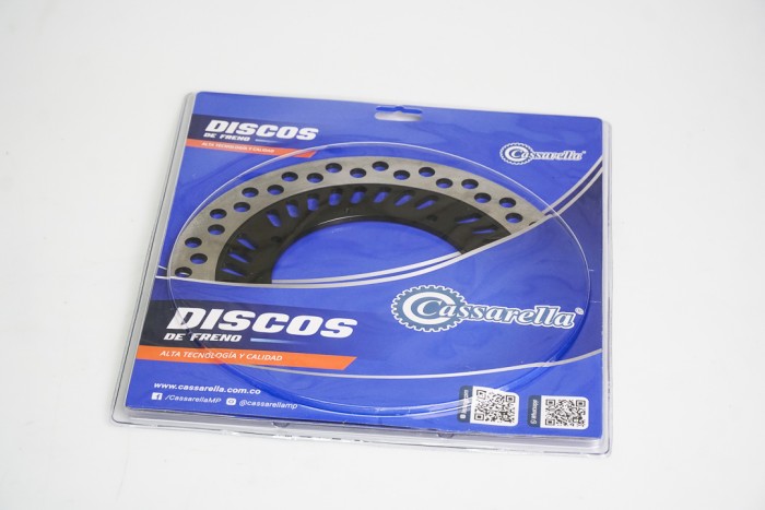 DISCO FRENO DELANTERO + CASSARELLA XR250/TORNADO/XL200