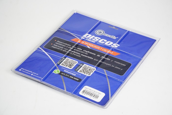 DISCO FRENO DELANTERO + CASSARELLA XR250/TORNADO/XL200