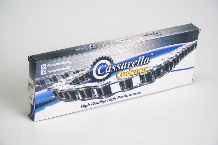 CADENA EN CAJA 520-H-110-CASSARELLA-DORADA