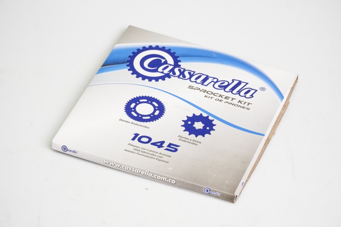 KIT PIÑONES - ONE 100 4 HUECOS (PT38C-PD14C-PASO 428) CASSARELLA