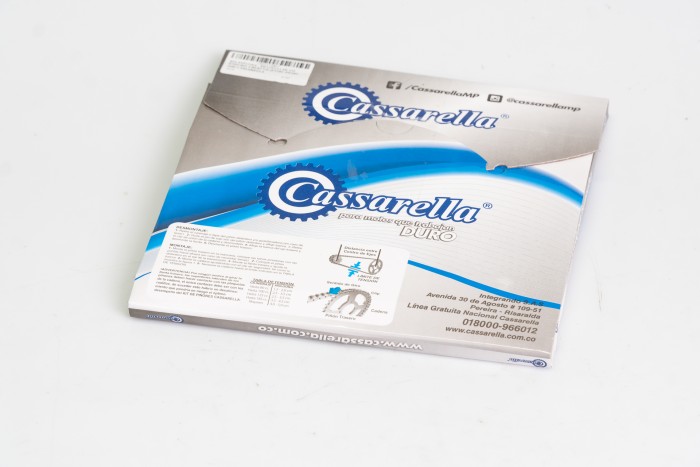 KIT PIÑONES - FRATELLI XE 125 ENDURO 4 HUECOS (PT50C-PD16C-428) CASSARELLA