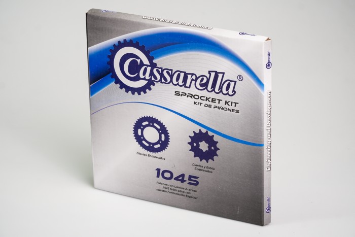 KIT PIÑONES - CR4 162 4 HUECOS (PT40C-PD14C PASO 428) CASSARELLA