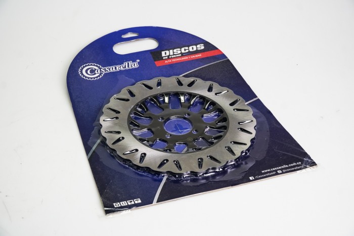 DISCO FRENO DELANTERO + CASSARELLA AKT125/150 TTR|TTR180|TTR200|TT 200 DS