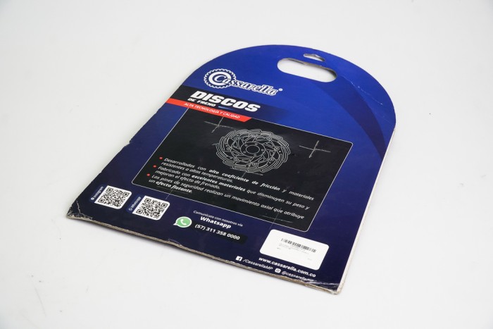 DISCO FRENO DELANTERO + CASSARELLA AKT125/150 TTR|TTR180|TTR200|TT 200 DS