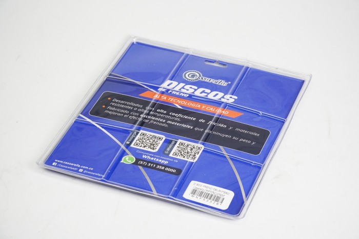 DISCO FRENO DELANTERO + CASSARELLA CRYPTON110/115/NEXT/T115Fi