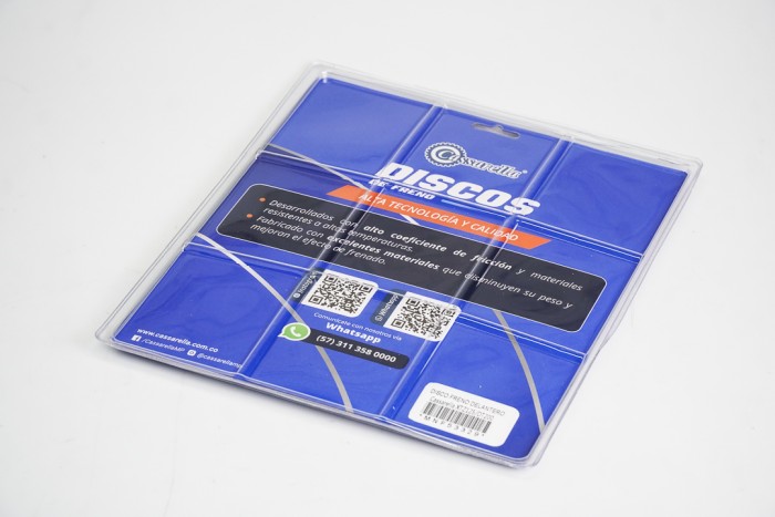 DISCO FRENO DELANTERO + CASSARELLA DT 125-200/XTZ 125/XT225