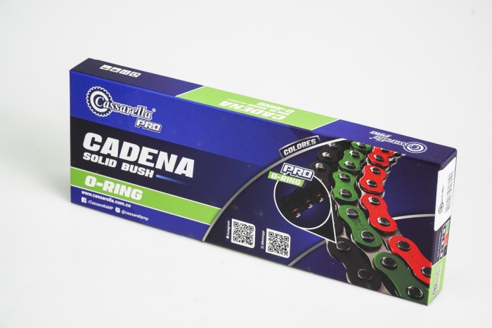 CADENA EN CAJA 520-H-104-CASSARELLA-NEGRA O'RING