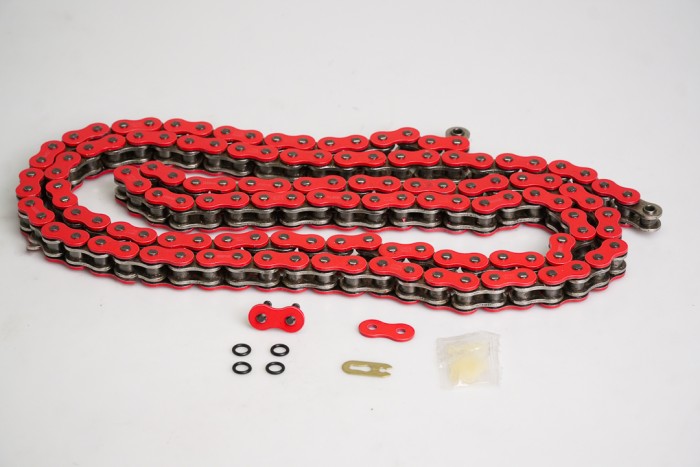 CADENA EN CAJA 520-H-132-CASSARELLA-ROJA O'RING