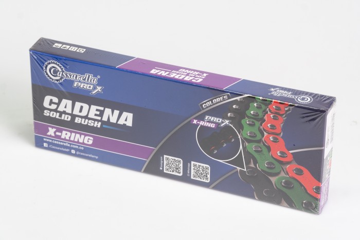 CADENA EN CAJA 520-H-120-CASSARELLA-VERDE XRING