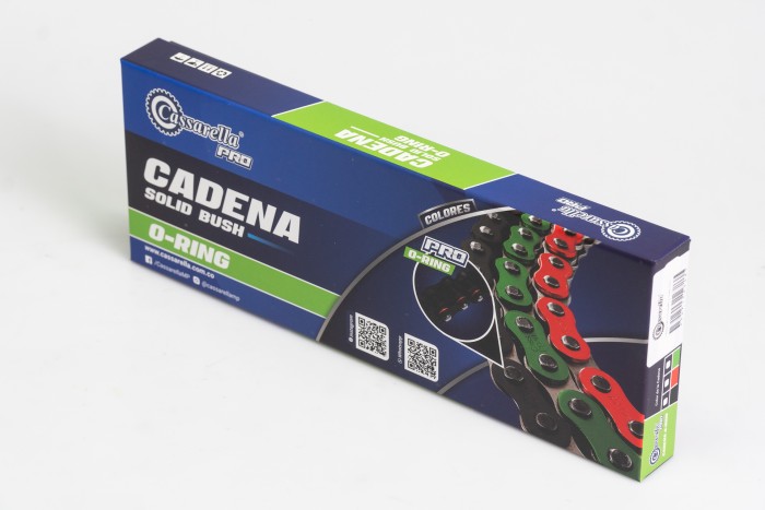 CADENA EN CAJA 428-H-112-CASSARELLA-NEGRA O'RING