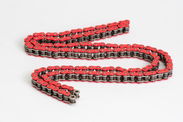 CADENA EN CAJA 428-H-120-CASSARELLA-ROJA O'RING