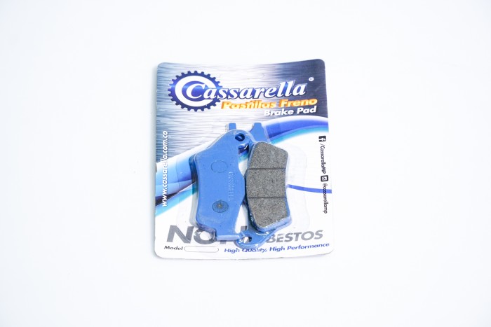PASTILLA FRENO CASSARELLA DELANTERA GS150R/FSX125R/GZ150/GSX125R/ETX150