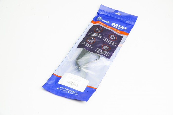 PATA LATERAL CASSARELLA TVS NEO NX110/DAZZ110/ROCKZ CON TORNILLO Y RESORTE