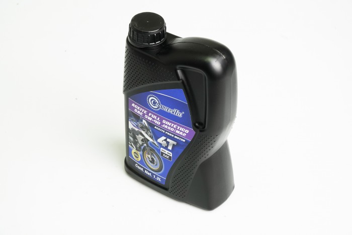 ACEITE CASSARELLA 5W40 FULL SINTETICO 4T JASO MA2 1.2 LITROS