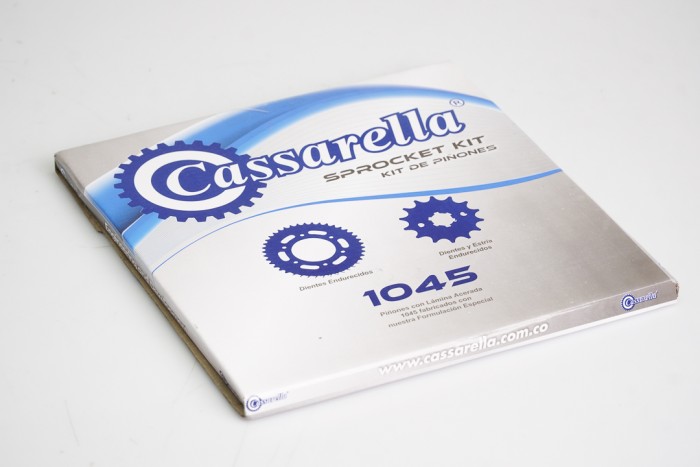 KIT PIÑONES - MRX 125 MOD. 2023 SPROCKET PLANO 4 HUECOS(PT50C-PD14C-428) CASSARELLA