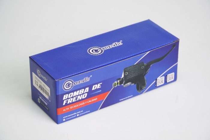 BOMBA FRENO DELANTERA + CASSARELLA AKT110|FLEX CON MANIGUETA