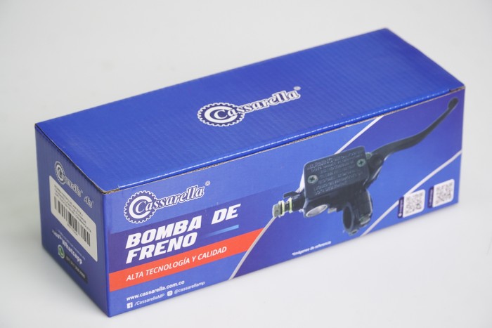 BOMBA FRENO DELANTERA + CASSARELLA AKT125 SLR/NKDR/AKT EVO125/150 NE CON MANIGUETA