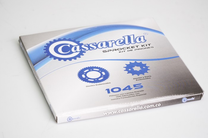 KIT PIÑONES - BENELLI 180 S 6 HUECOS  (PT46C-PD13C PASO 428) CASSARELLA