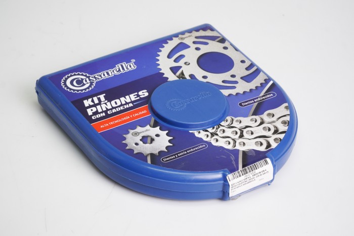 KIT CAJA CADENA - SWITCH 150 4 HUECOS (PT36C-PD15C-428-H-110-C) DORADA CASSARELLA