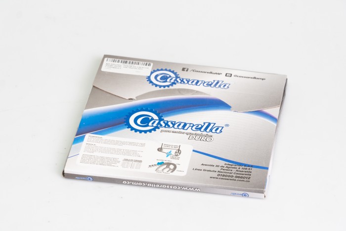 KIT PIÑONES - SYM SR 115 4 HUECOS (PT36C-PD14C- 428) NIQUELADA CASSARELLA