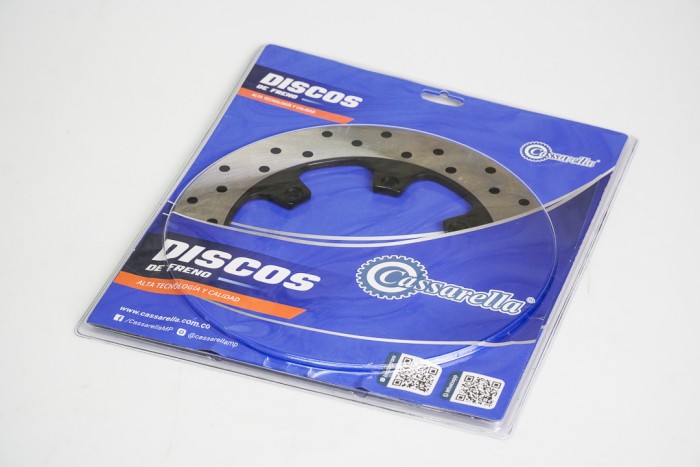 DISCO FRENO DELANTERO + CASSARELLA DISCOVER135|PULSAR 180II|PULSAR 180 BLACK|BOXER BM 150X