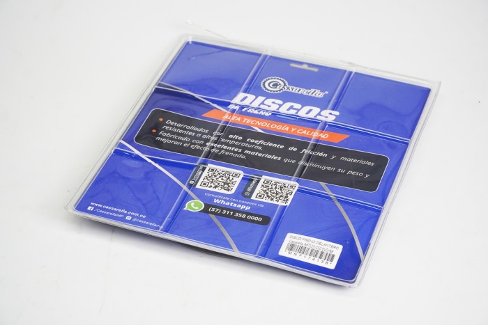 DISCO FRENO DELANTERO + CASSARELLA AKT125/150 EVO/NE