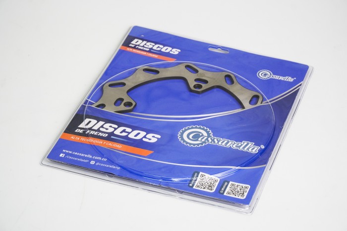 DISCO FRENO TRASERO + CASSARELLA AKT200XM