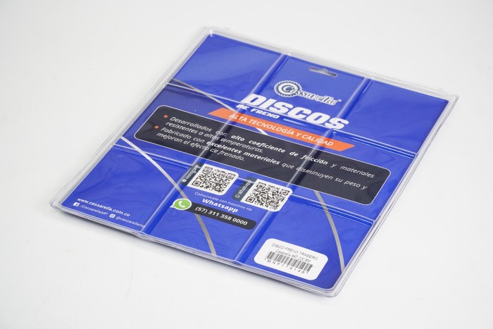 DISCO FRENO TRASERO + CASSARELLA AKT200XM