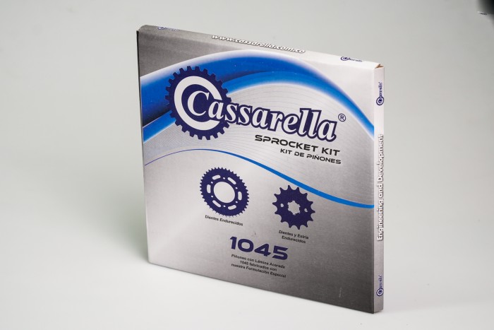 KIT PIÑONES - NK 250 5 HUECOS (PT40C-PD14C PASO 520) CASSARELLA