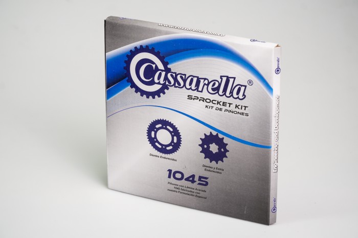 KIT PIÑONES - DR 150 6 HUECOS  (PT50C-PD15C-428) CASSARELLA