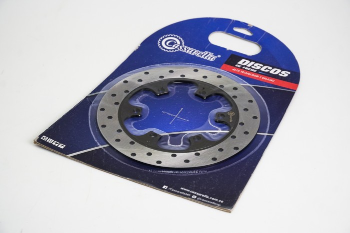 DISCO FRENO DELANTERO + CASSARELLA PULSAR180 CLASICA/DISCOVER135