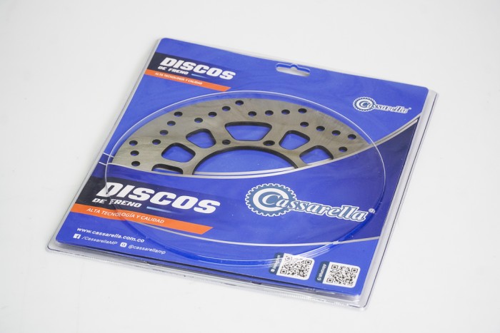 DISCO FRENO DELANTERO + CASSARELLA DT 125-200/XTZ 125/XT225