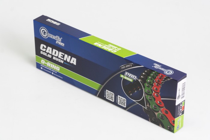 CADENA EN CAJA 428-H-112-CASSARELLA-NEGRA O'RING