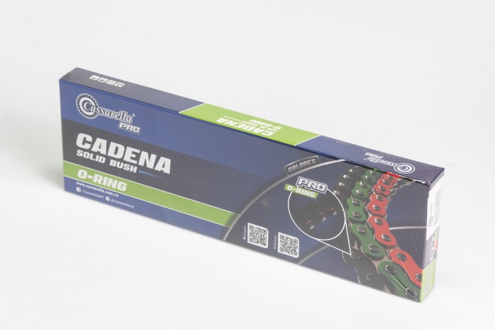 CADENA EN CAJA 428-H-120-CASSARELLA-VERDE O'RING