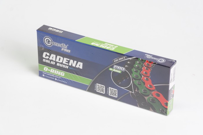 CADENA EN CAJA 428-H-124-CASSARELLA-NEGRA O'RING