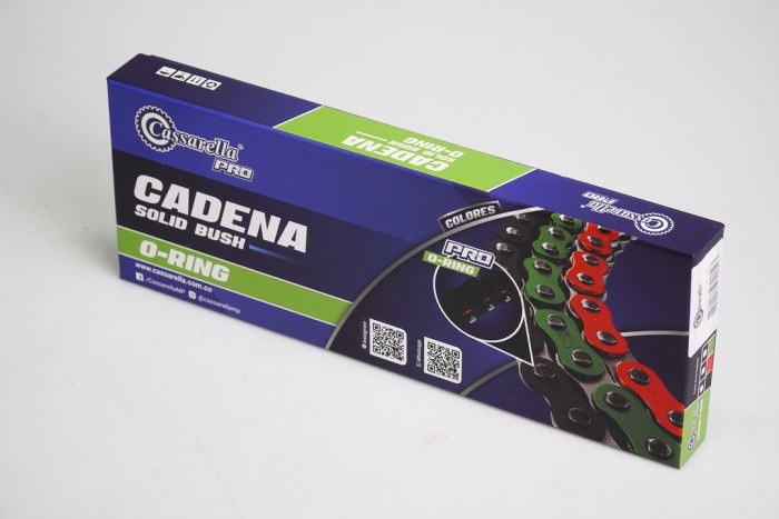 CADENA EN CAJA 520-H-120-CASSARELLA-NEGRA O'RING