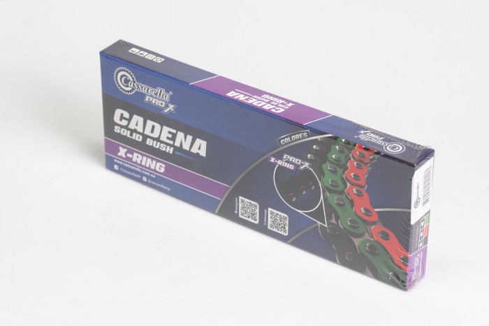 CADENA EN CAJA 520-H-110-CASSARELLA-NEGRA XRING