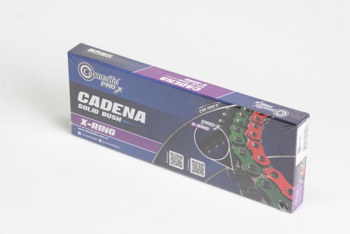 CADENA EN CAJA 520-H-110-CASSARELLA-VERDE XRING