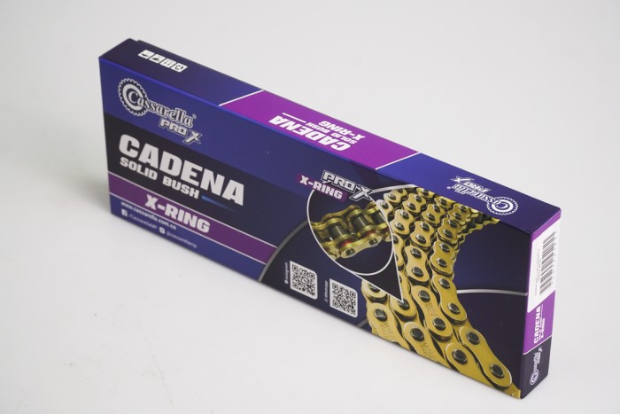CADENA EN CAJA 428-H-132-CASSARELLA-DORADA XRING