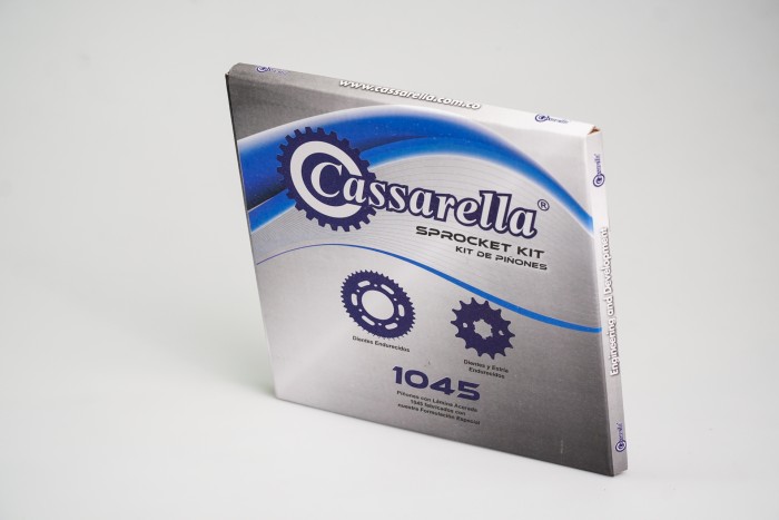 KIT PIÑONES - YZFR 600 5 HUECOS  (PT45C - PD15C PASO 520) CASSARELLA