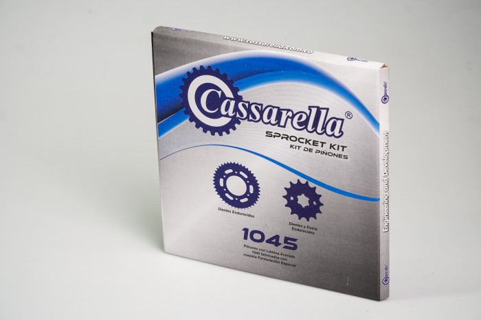 KIT PIÑONES - SIGMA SE 150 FRENO DISCO 6 HUECOS (PT49C-PD15C-PASO 428) CASSARELLA