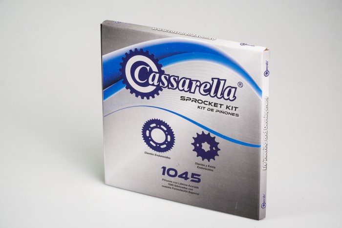 KIT PIÑONES - PULSAR NS 160 MODELO 2020 4 HUECO (PT45C-PD15C-428) CASSARELLA