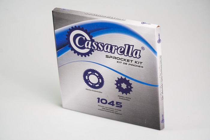 KIT PIÑONES - PULSAR NS 125 4 HUECOS (PT43C-PD14C) CASSARELLA