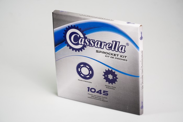 KIT PIÑONES - XTZ 150 6 HUECOS (PT45C-PD14C- 428) CASSARELLA