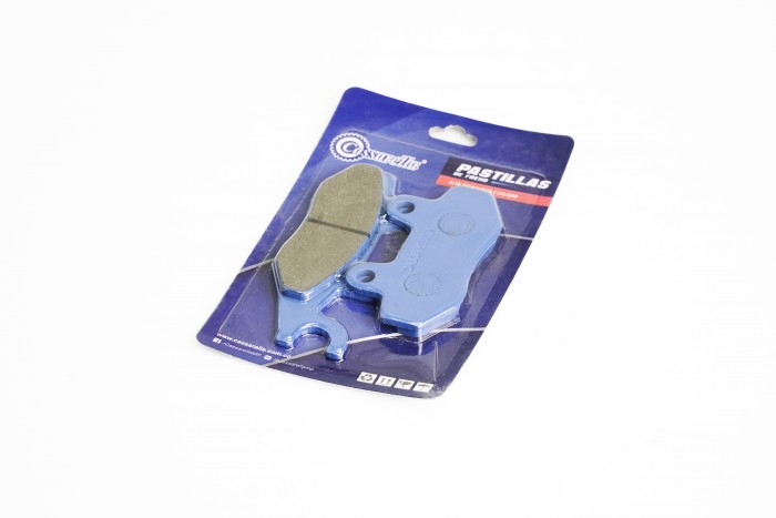 PASTILLA FRENO CASSARELLA DEL..AKT CR5 200/CR4 125/CR5 180/BENELLI-TNT150I-180S/BET&WIND250/APACHE180/CBF125/NITRO125-151|BEST125/VIVA TRAS MRX150/AGILITY125-150