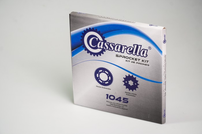 KIT PIÑONES - PULSAR NS 160 4 HUECOS (PT45C-PD15C-428) CASSARELLA