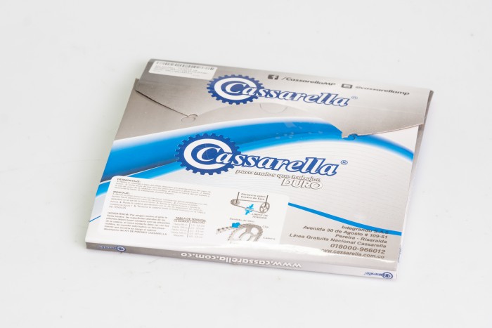 KIT PIÑONES - TWISTER 250 MODELO NUEVO 4 HUECOS (PT40C-PD13C- 520) CASSARELLA