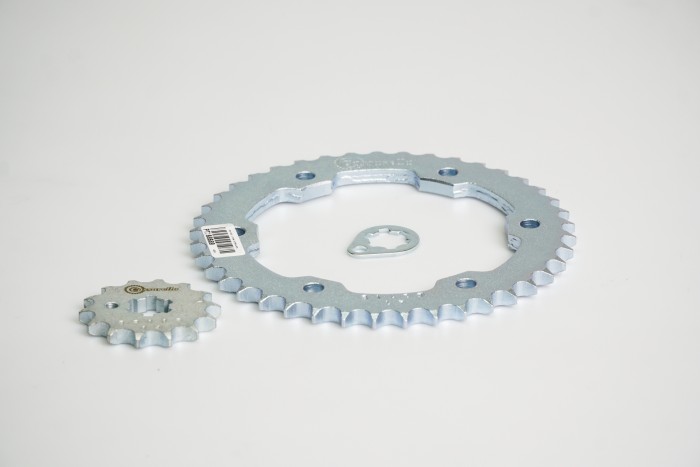 KIT PIÑONES - FZ 2.0 FRENO DE DISCO 160 6 HUECOS (PT41C-PD14C 1H -PASO 428) CASSARELLA