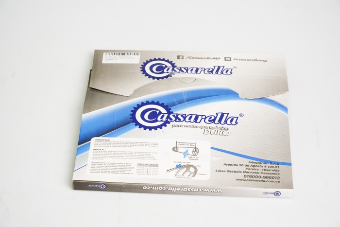 KIT PIÑONES - DOMINAR 400 6 HUECOS (PT45C-PD15C-PASO 520) CASSARELLA